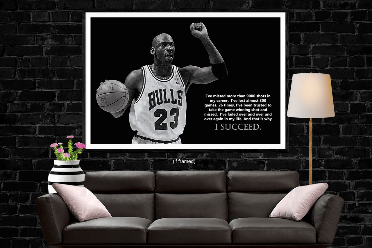 Michael Jordan Bulls poster