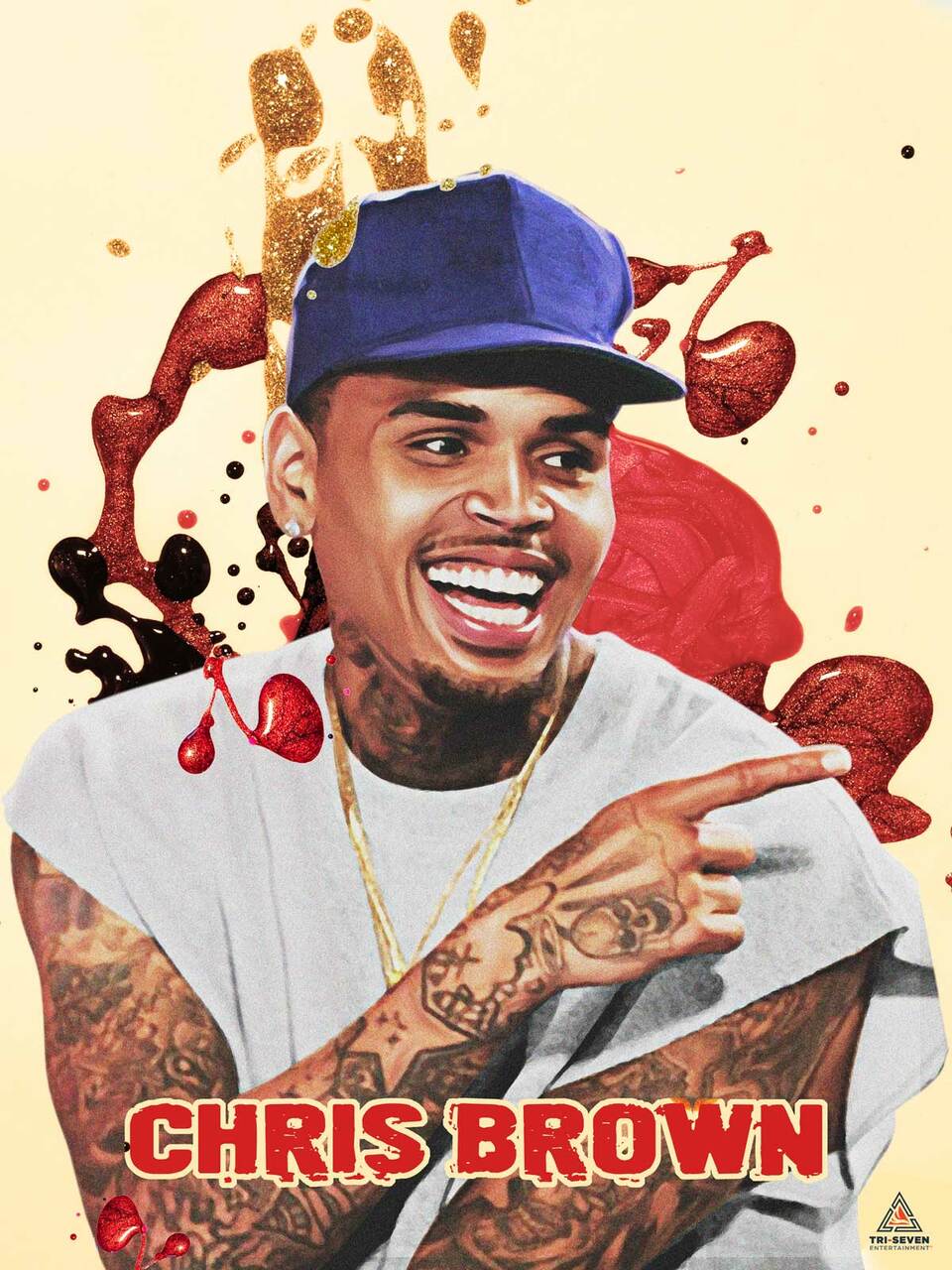 Chris Brown Poster Wall Art Print