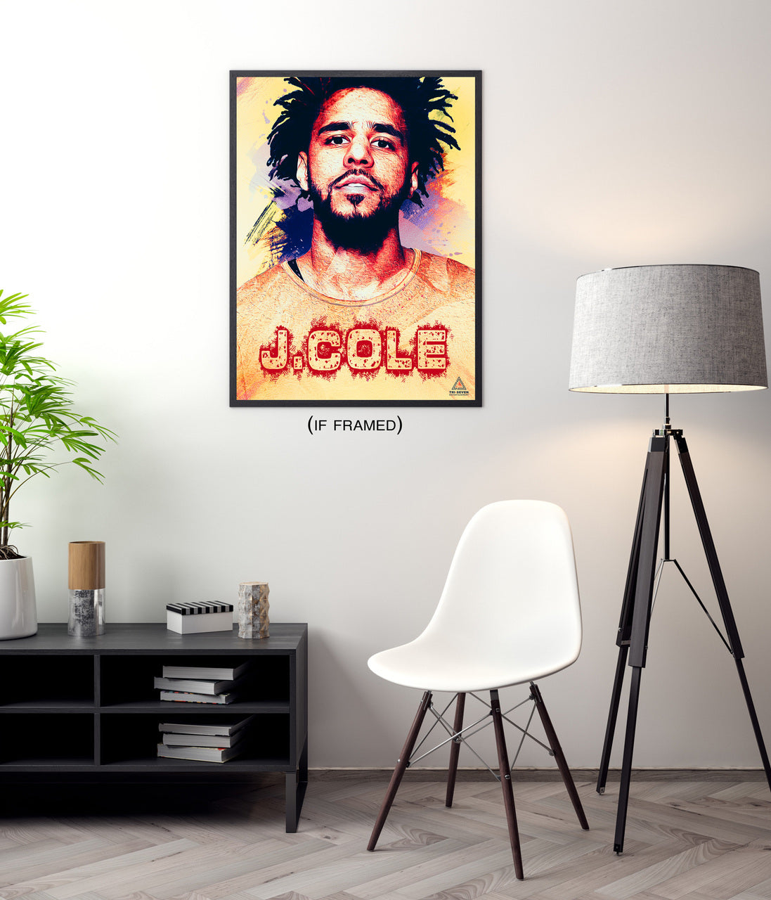 J. Cole Poster Wall Art Print