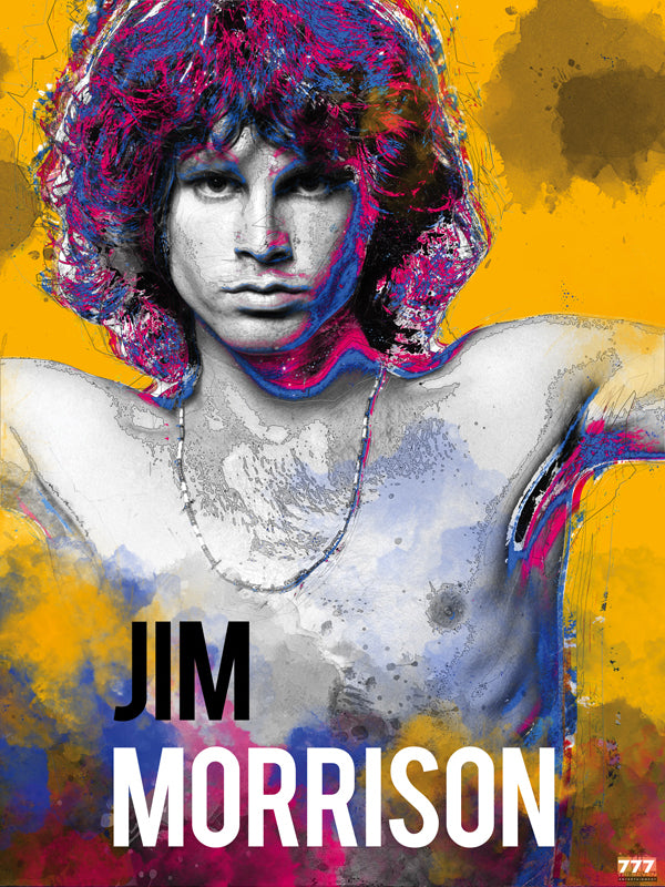 Jim Morrison Poster Music Wall Art Print