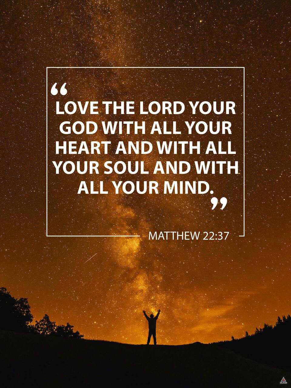 Matthew 22:37 Poster