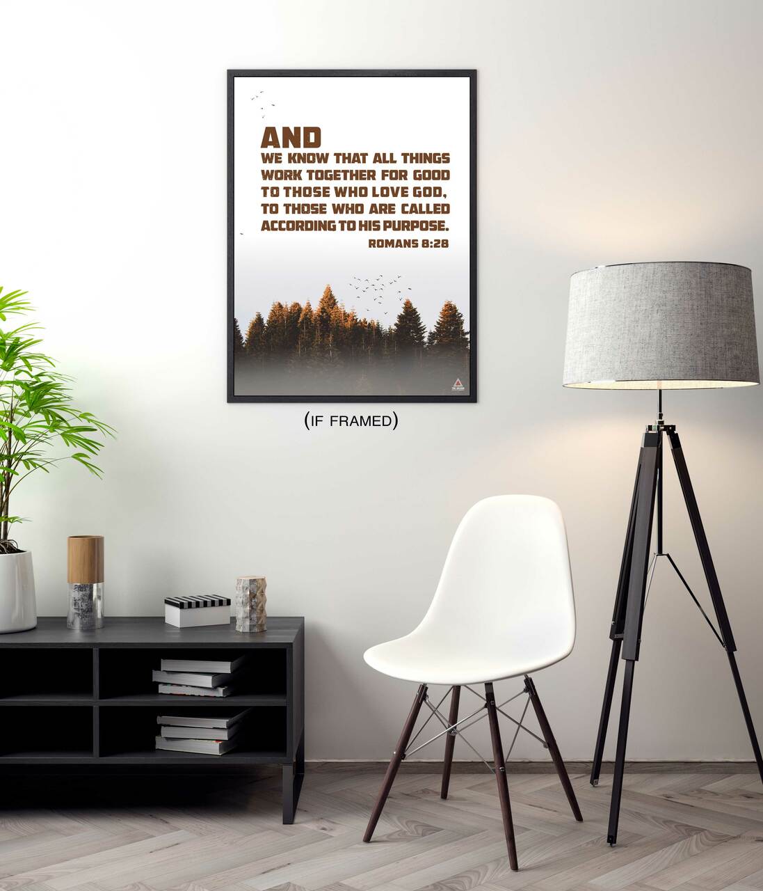 Romans 8:28 Poster All Things Work Together