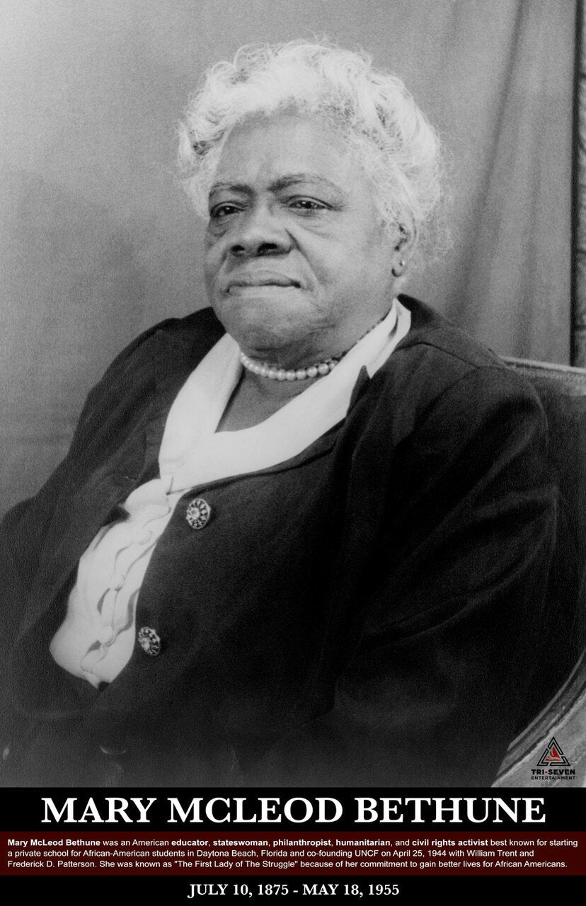 Mary McLeod Bethune Poster Black History Print