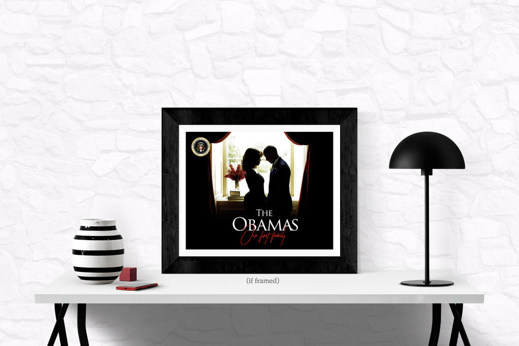 2017 President Barack Obama Poster First Lady Michelle Our First Family.