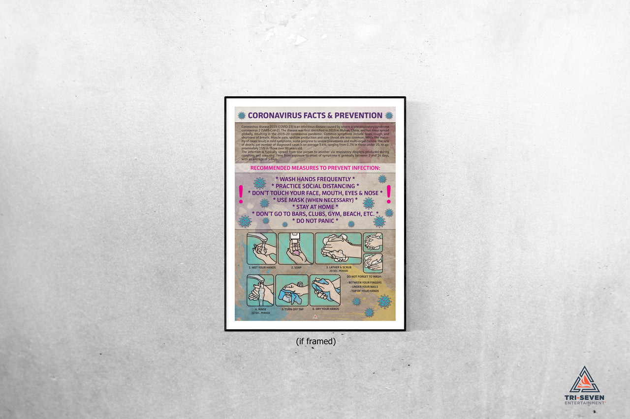 COVID-19 Poster Facts and Prevention
