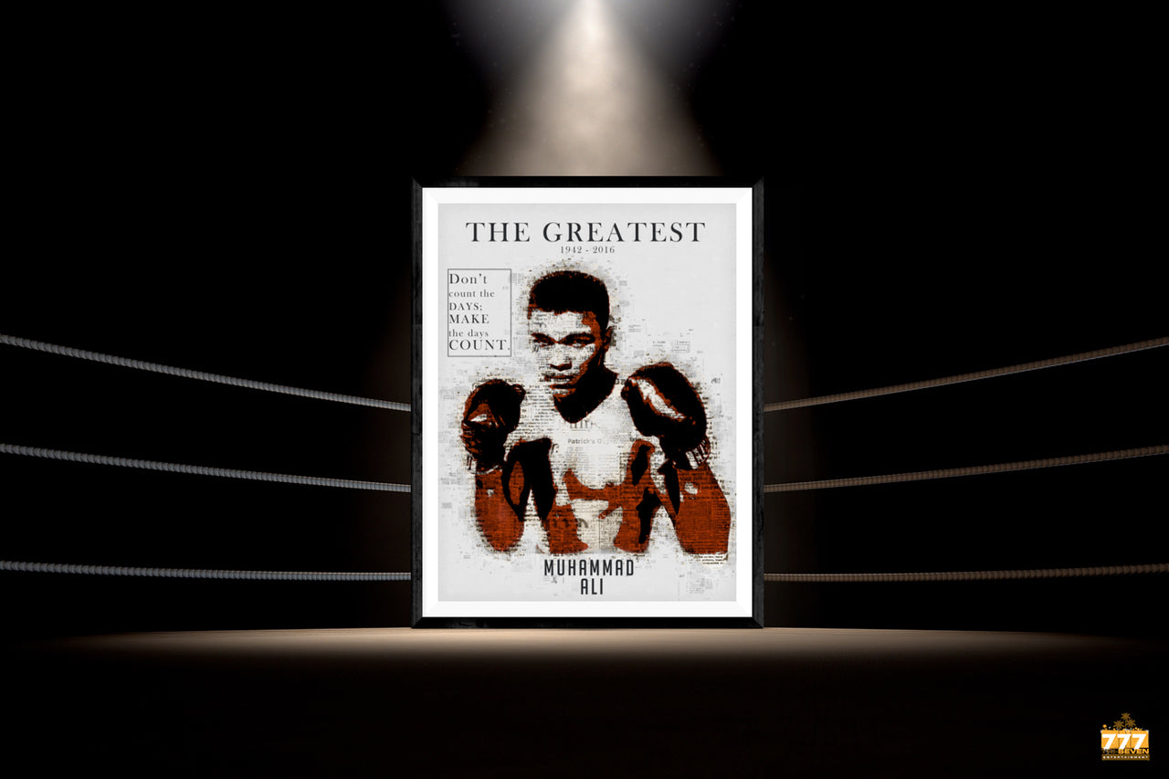 Muhammad Ali Poster Don't Count the Days Make the Days Count Art Print