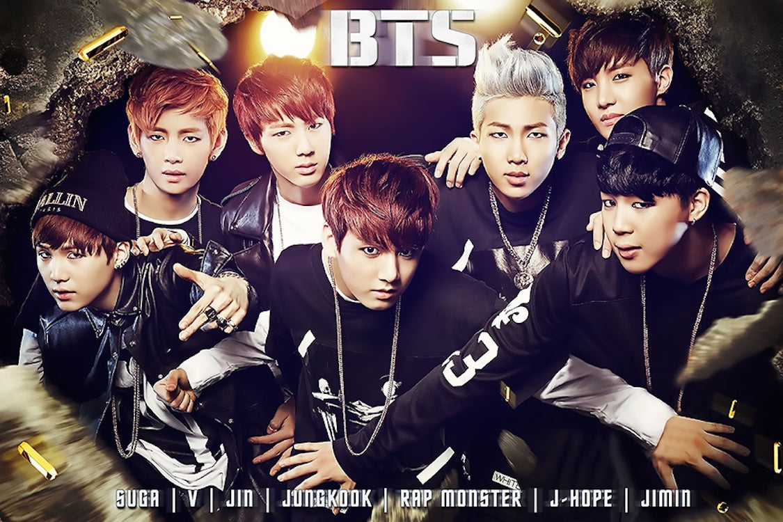 BTS Poster Bangtan Boys Art for Walls