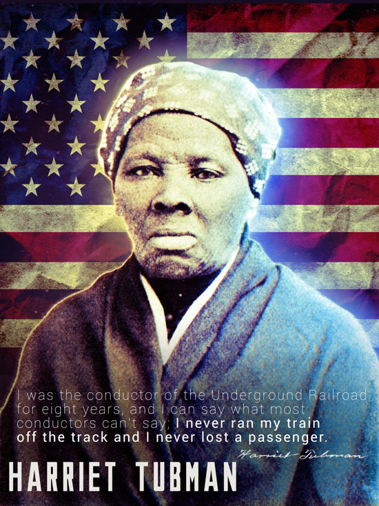 Harriet Tubman Poster Underground Railroad Classroom Quote
