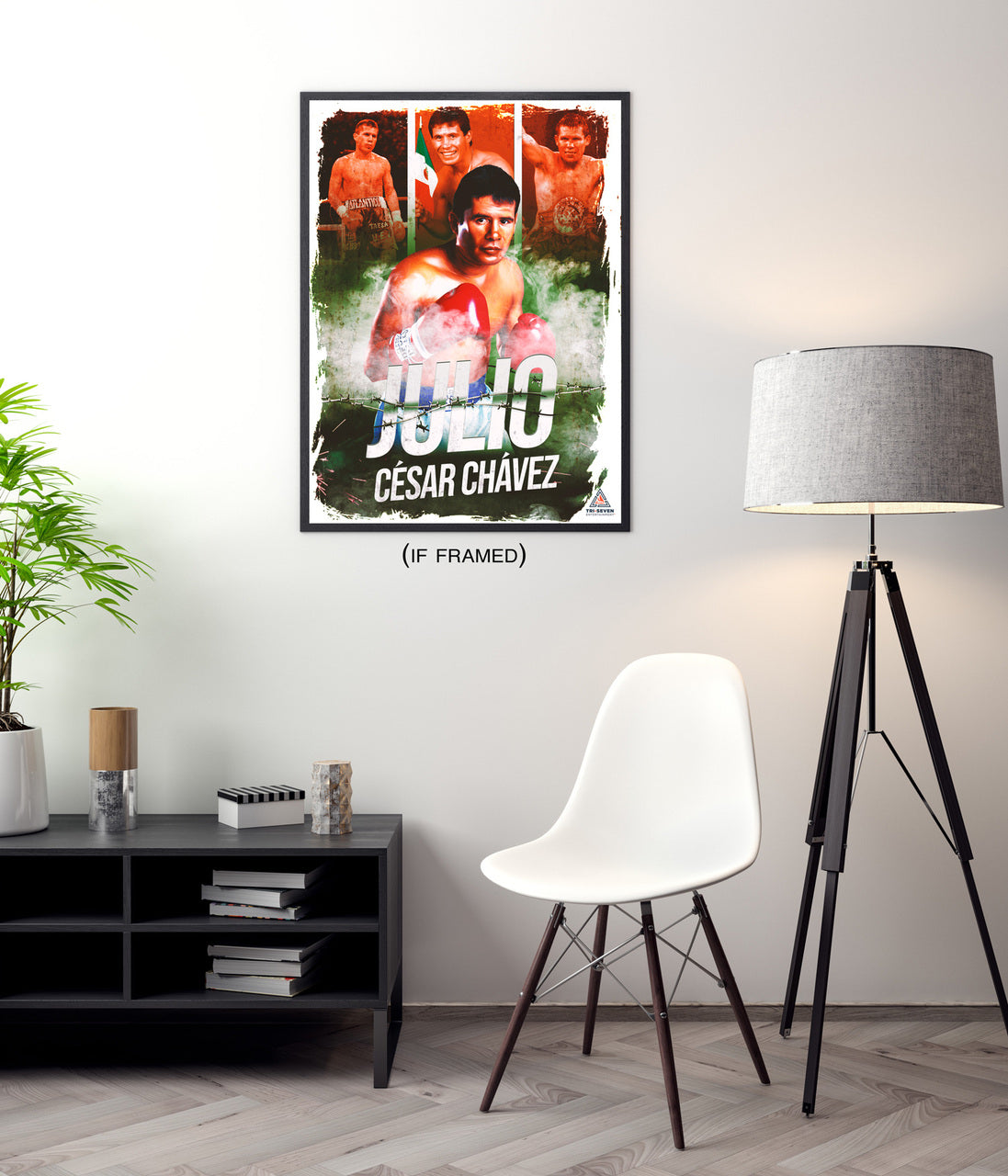 Julio César Chávez Poster Boxing Wall Art Print