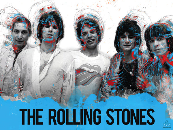 The Rolling Stones Poster Music Wall Art Print