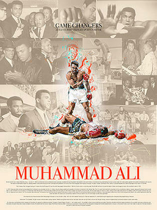 Muhammad Ali Poster with Biography (18x24)
