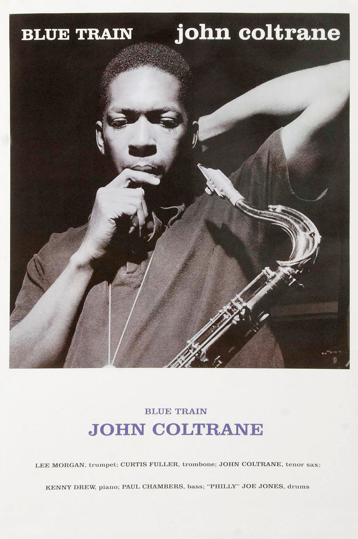 John Coltrane Poster Blue Train Album Cover