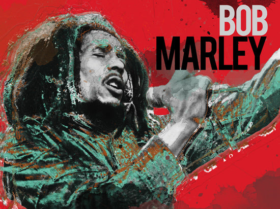 Bob Marley Poster Music Art Print .