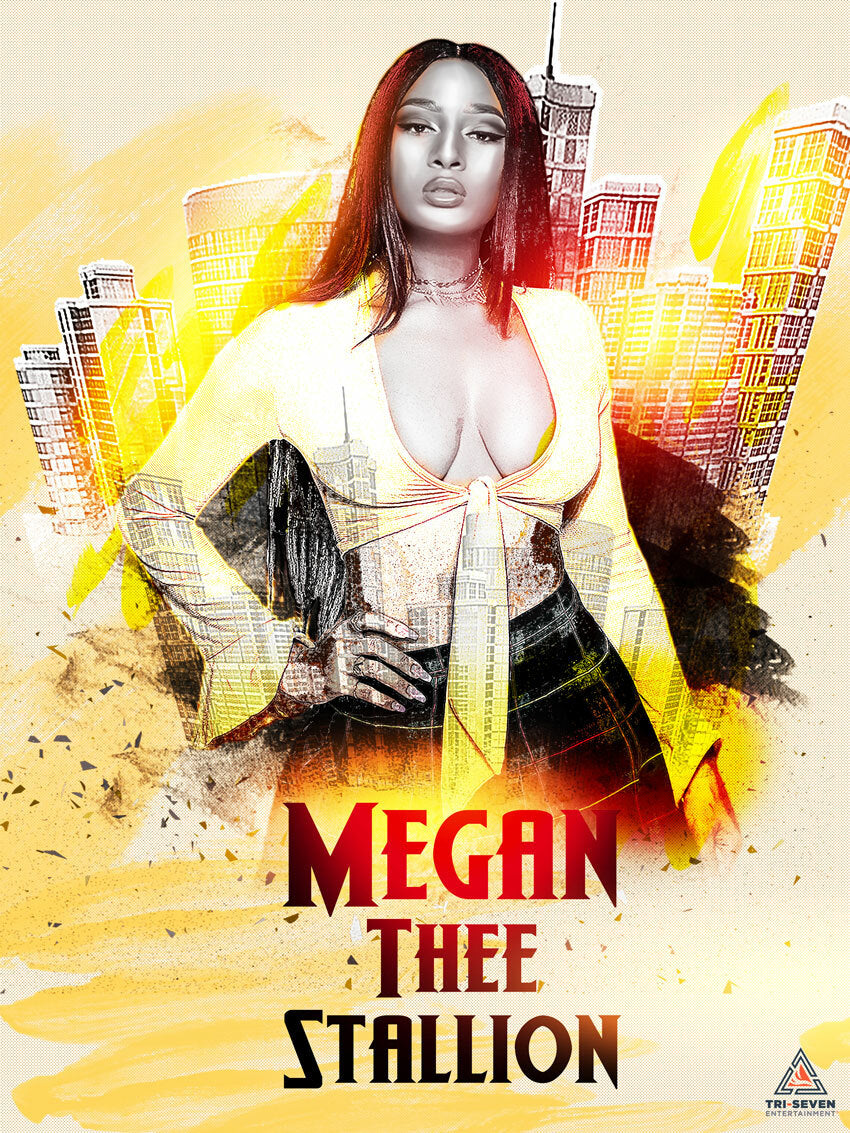 Megan Thee Stallion Poster Wall Art Print