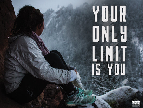 Your Only Limit is You Poster Inspirational Wall Art Print
