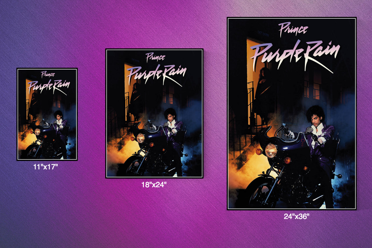 Prince Purple Rain Movie Posters