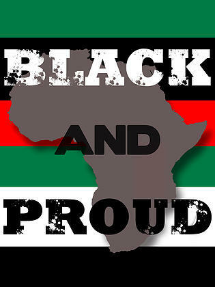 Black And Proud Poster (18x24)