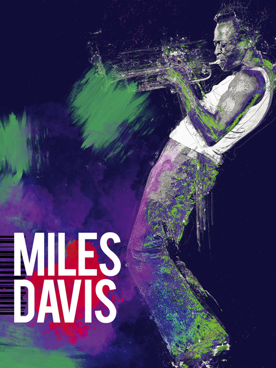 Miles Davis Poster Music Art Print