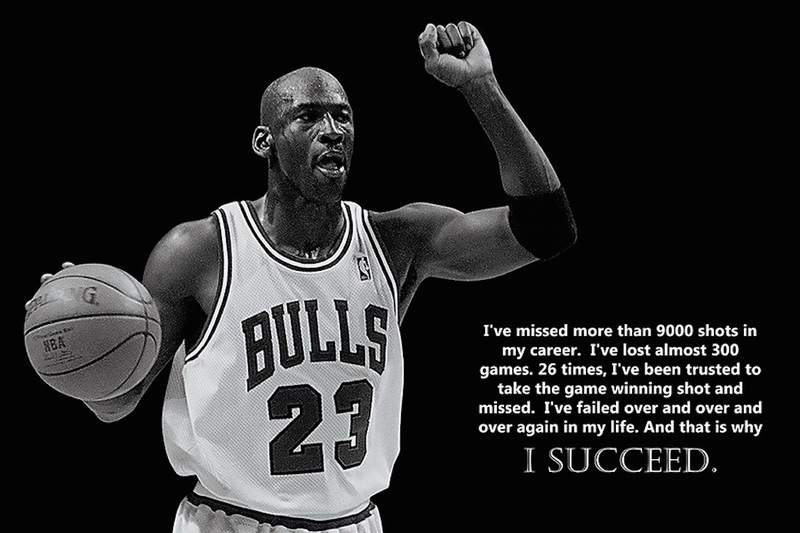 Michael Jordan Bulls poster quote