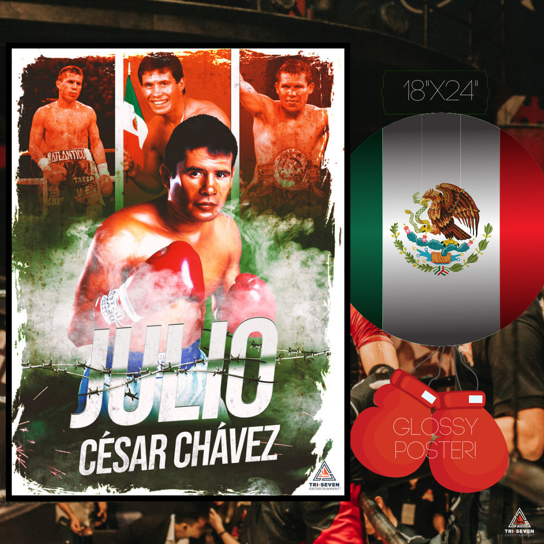 Julio César Chávez Poster Boxing Wall Art Print