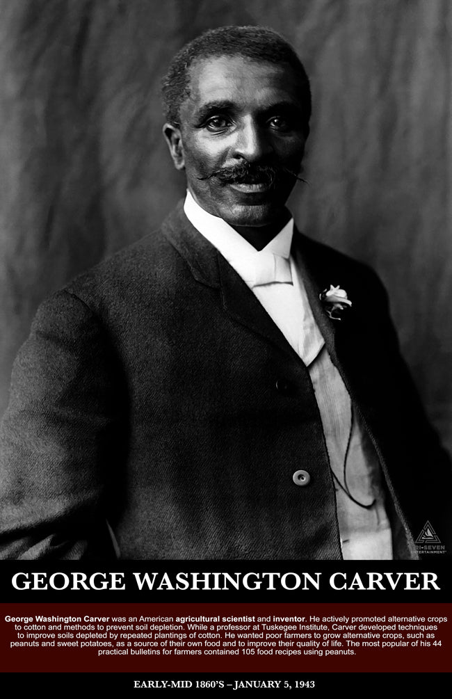 George Washington Carver Poster Black History Print