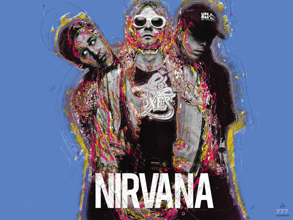 Nirvana Poster Music Wall Art Print