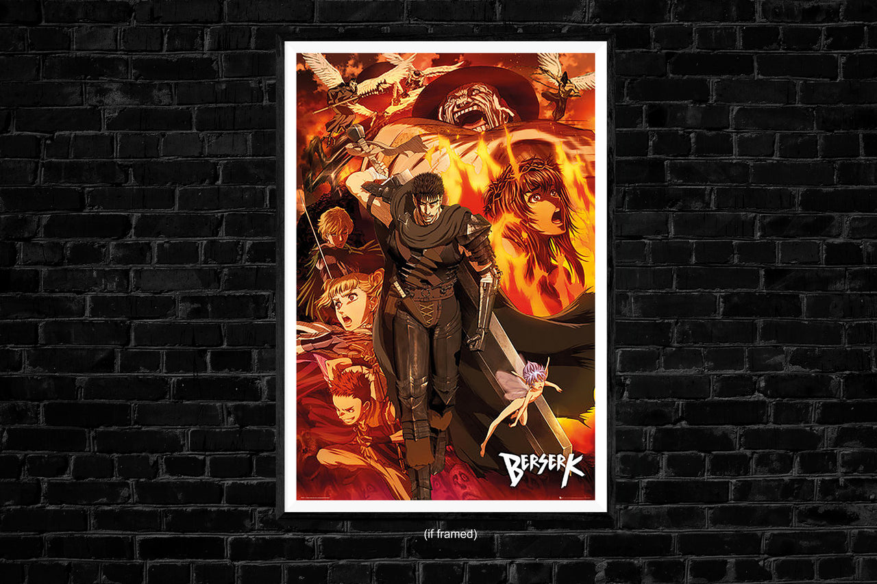 Berserk Poster Manga Anime TV Show Large Wall Art Print