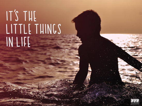 It's the Little Things in Life Poster Inspirational Wall Print