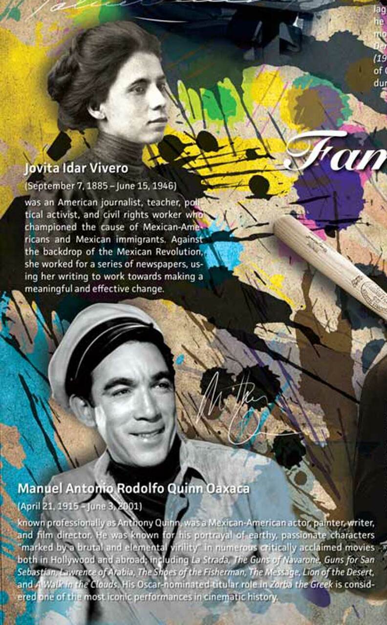 Famous Hispanic People Poster Series 01