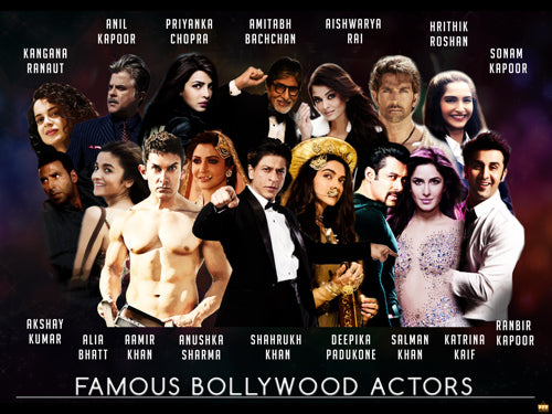 Bollywood movie poster, Hindi movie actresses.