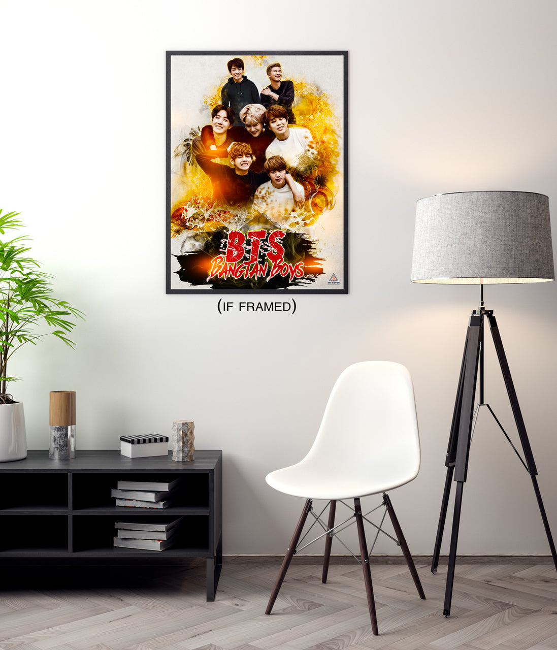 BTS Poster Bangtan Boys Wall Art Print