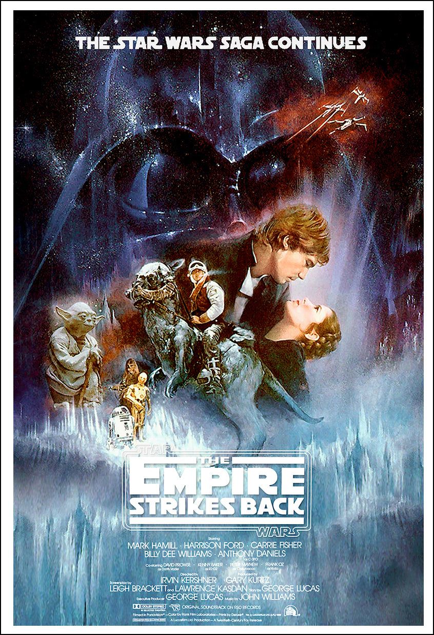 Star Wars The Empire Strikes Back Poster Movie Art Large Print