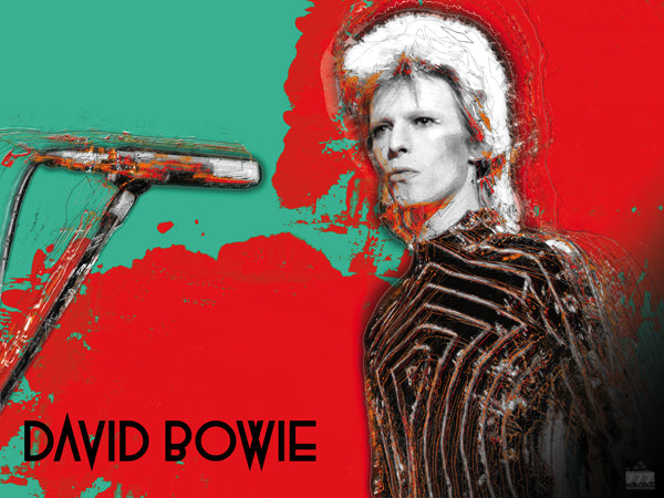 David Bowie Poster Music Wall Art Print