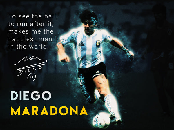 Diego Maradona poster.