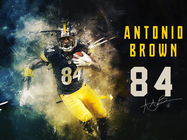 Antonio Brown Pittsburgh Steelers poster