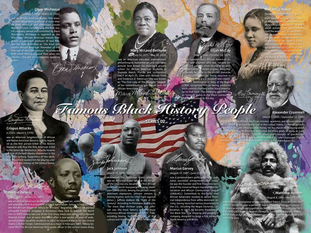 Famous Black History People Poster Series 02